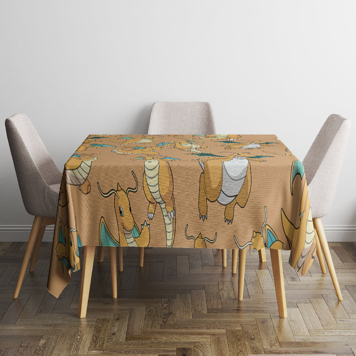 Dragonite Pattern Style Tablecloth