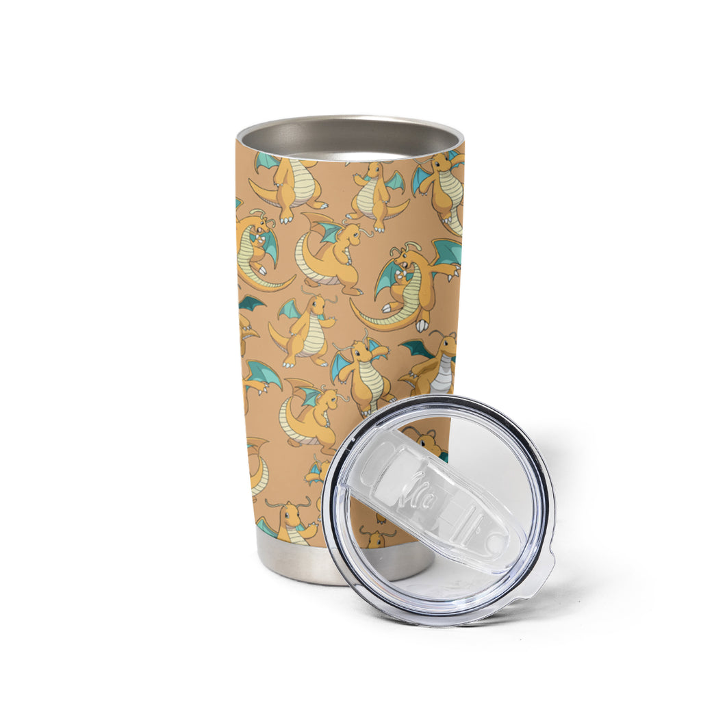 Dragonite Tumbler Cup Pattern Style
