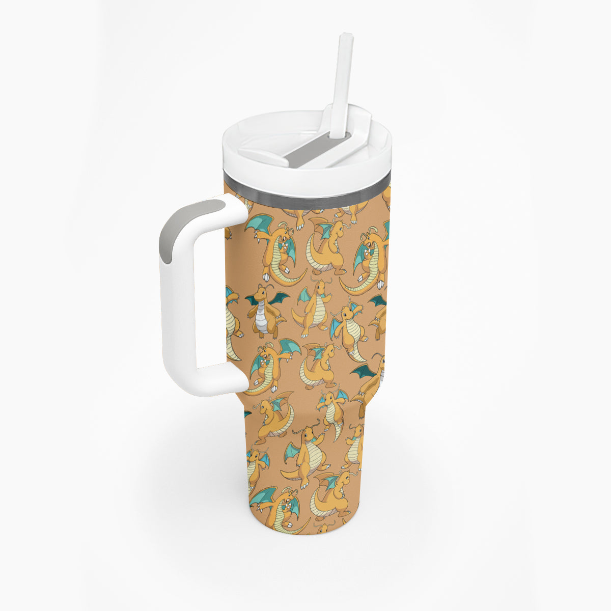 Dragonite Tumbler With Handle Pattern Style