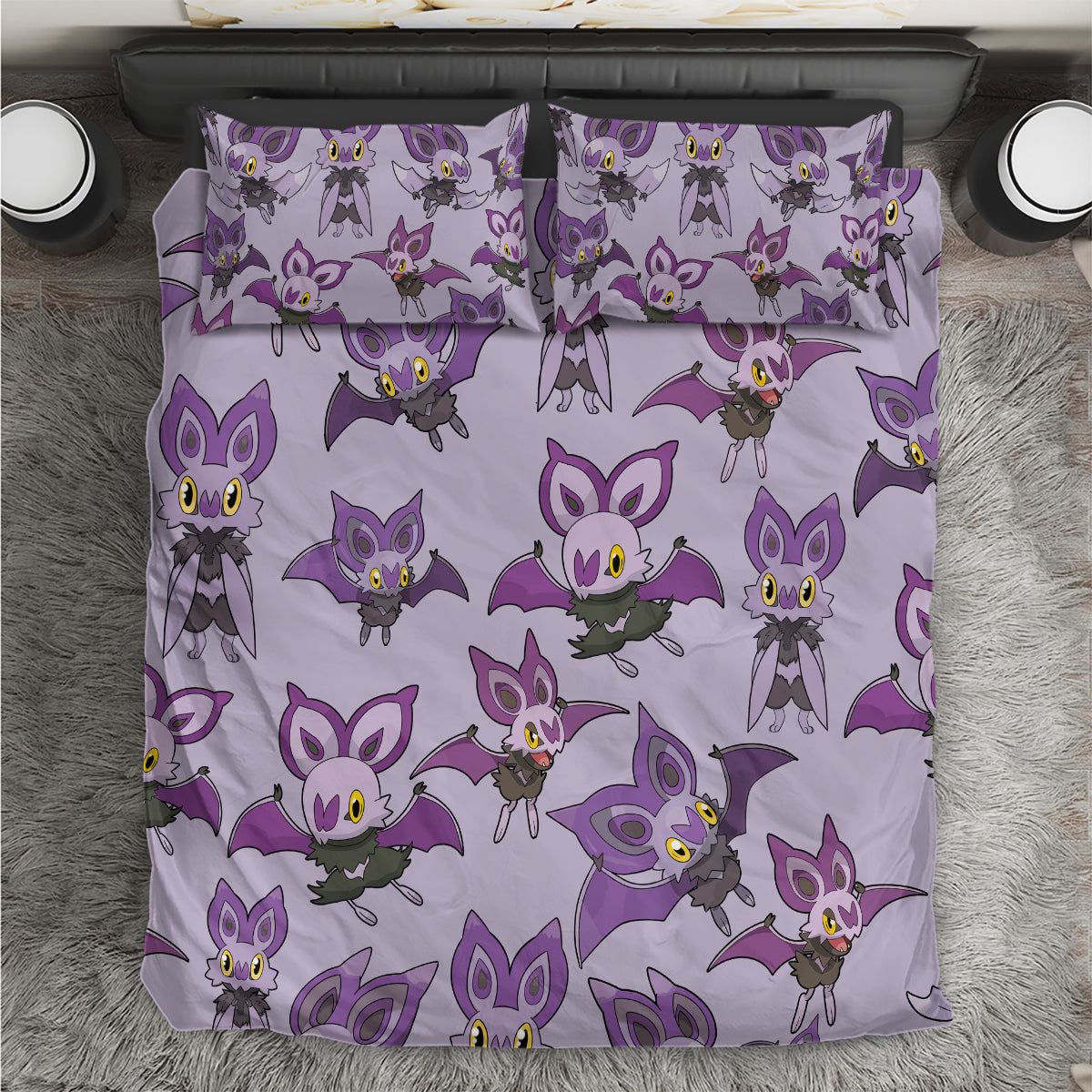 Noibat Clothes Pattern Style Bedding Set