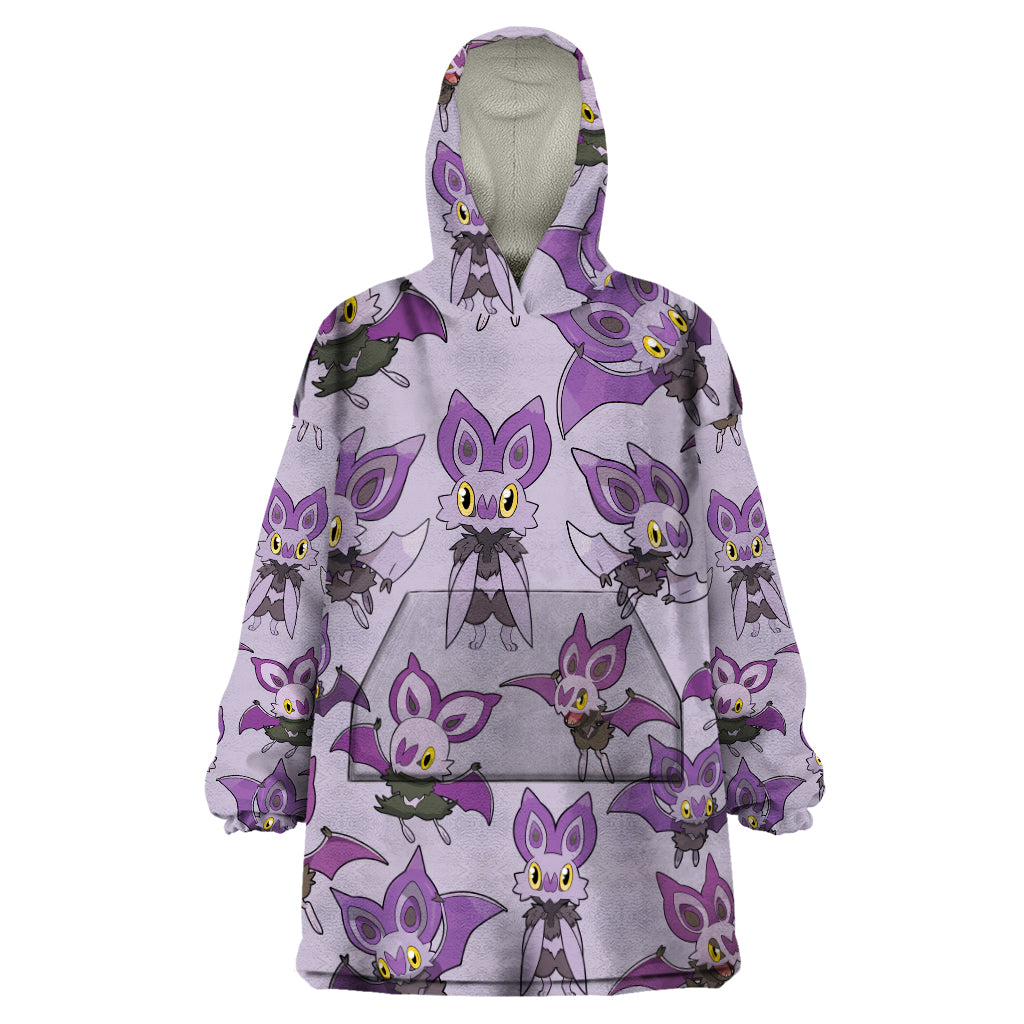 Noibat Clothes Pattern Style Wearable Blanket Hoodie