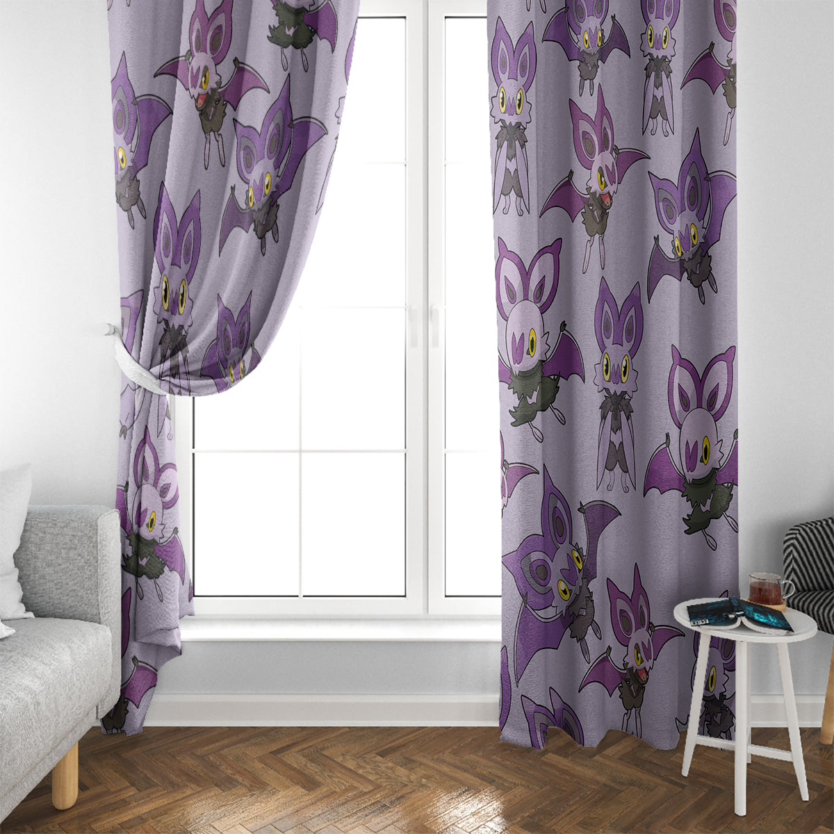 Noibat Clothes Pattern Style Window Curtain