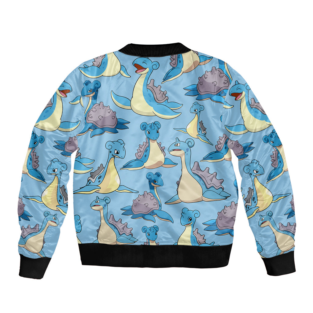 Lapras Clothes Pattern Style Bomber Jacket