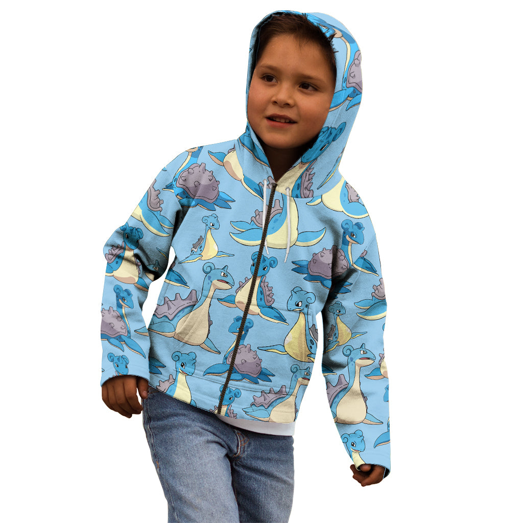 Lapras Clothes Pattern Style Kid Hoodie