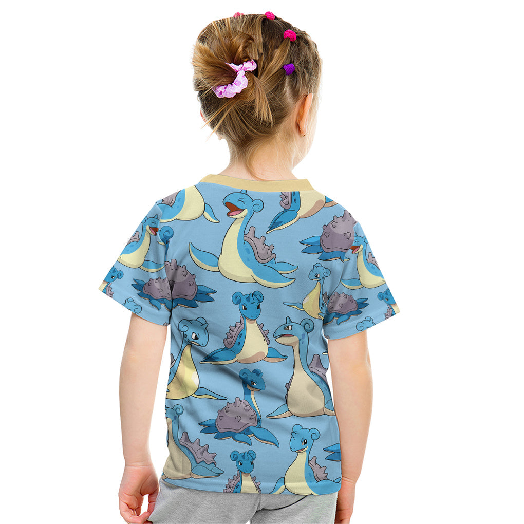 Lapras Clothes Pattern Style Kid T Shirt