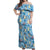 Lapras Clothes Pattern Style Off Shoulder Maxi Dress