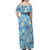 Lapras Clothes Pattern Style Off Shoulder Maxi Dress
