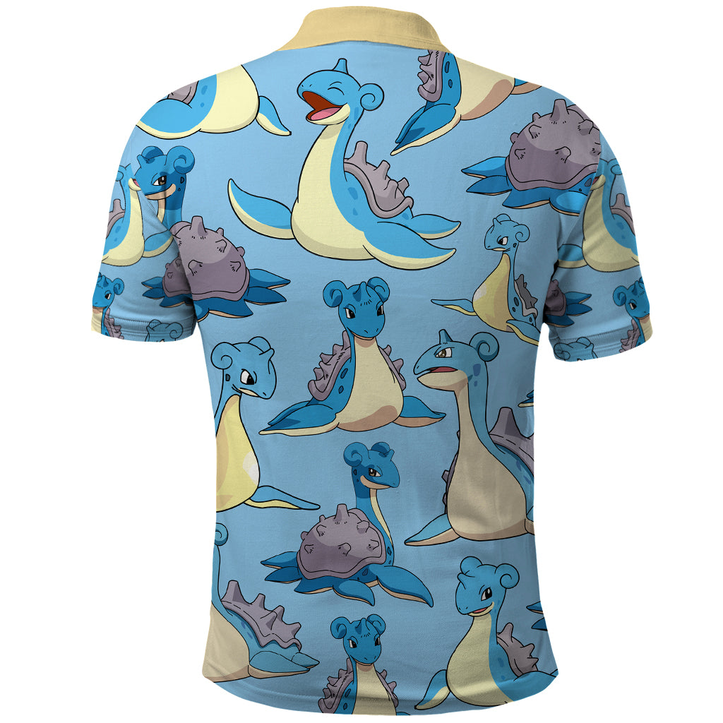 Lapras Clothes Pattern Style Polo Shirt