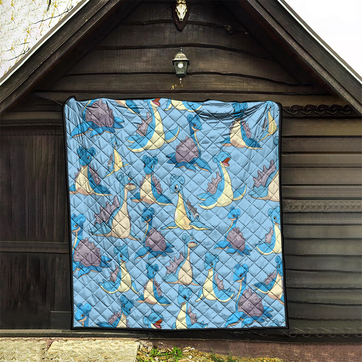 Lapras Clothes Pattern Style Quilt