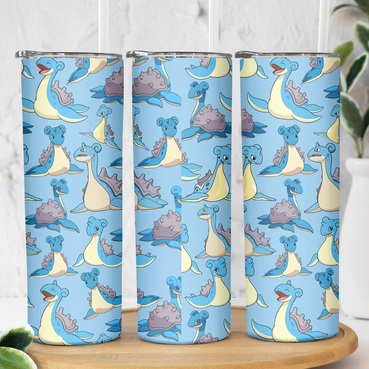 Lapras Clothes Skinny Tumbler Pattern Style