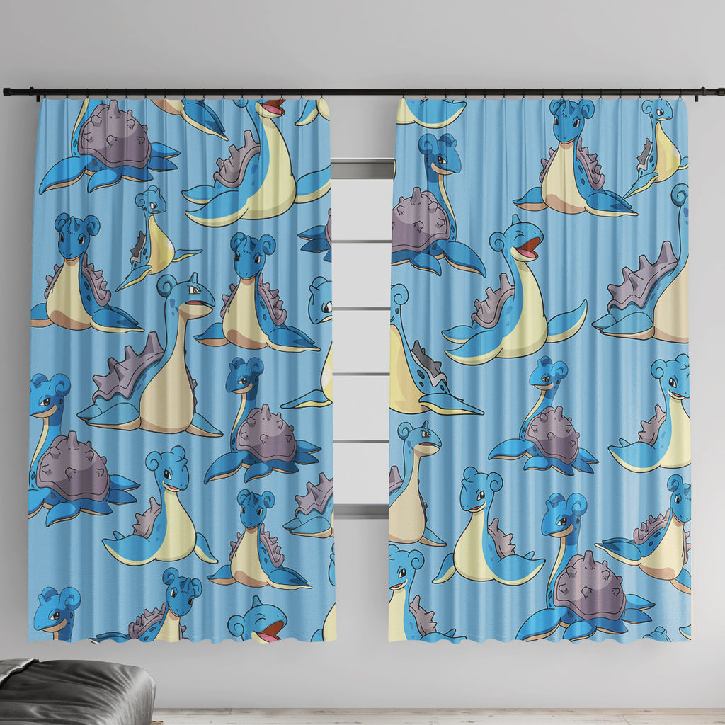 Lapras Clothes Pattern Style Window Curtain