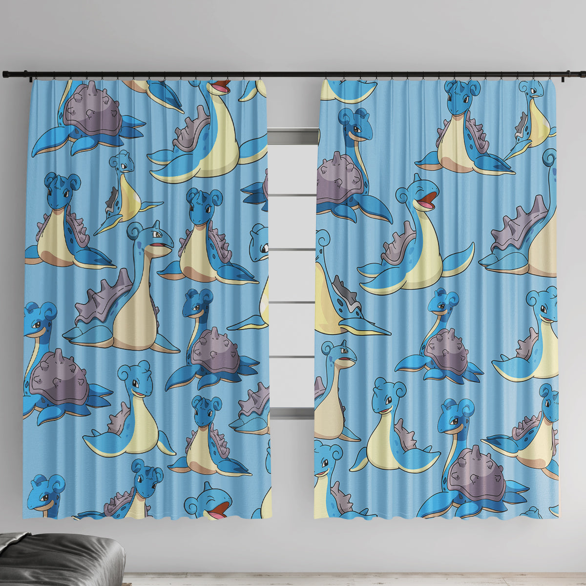Lapras Clothes Pattern Style Window Curtain