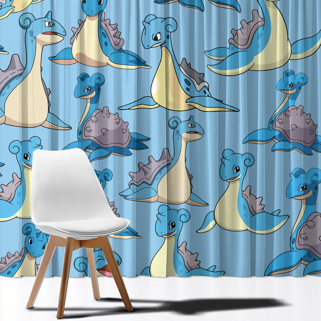 Lapras Clothes Pattern Style Window Curtain