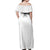 Luffy Gear 5 White Hair One Piece Streetstyle Off Shoulder Maxi Dress