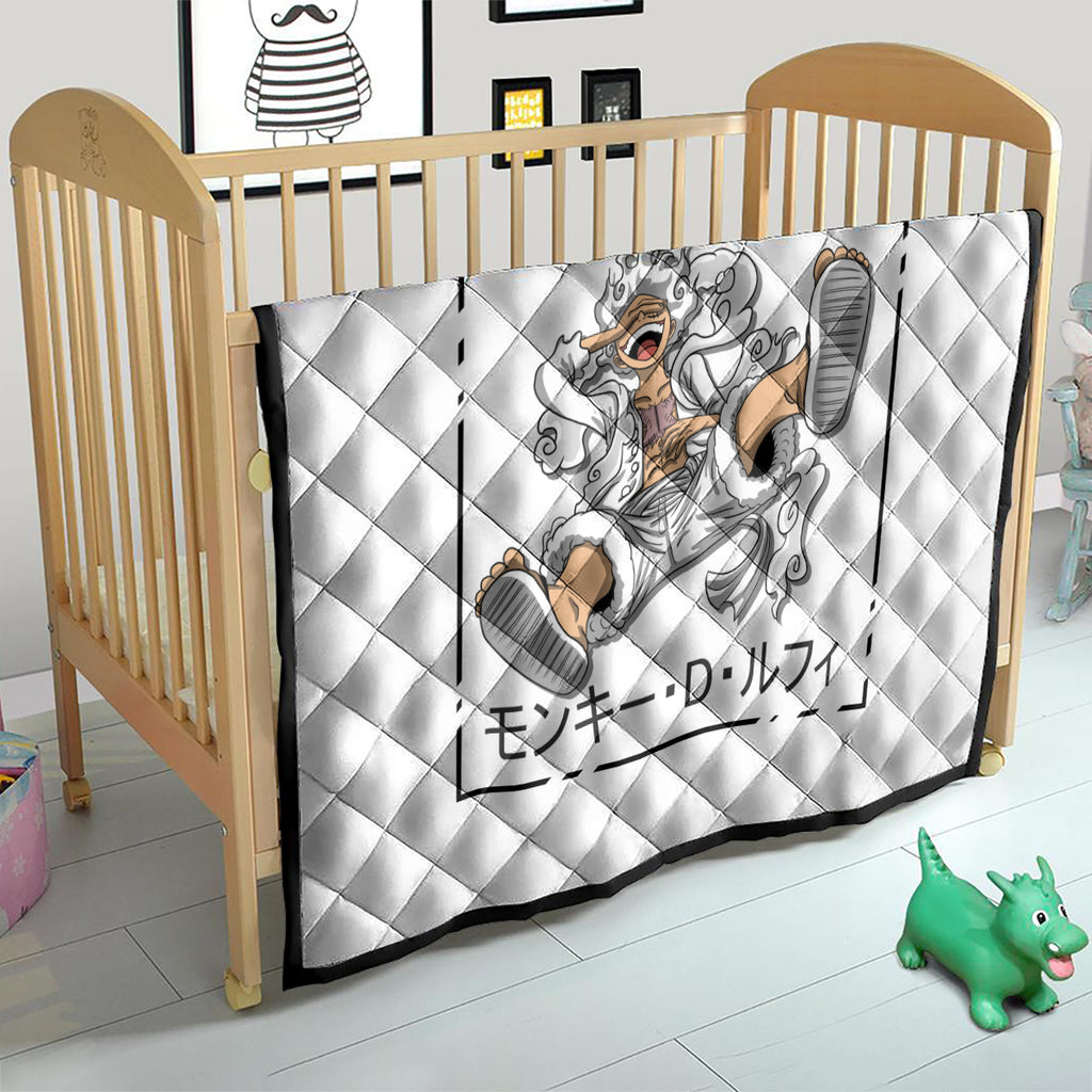 Luffy Gear 5 White Hair One Piece Streetstyle Quilt