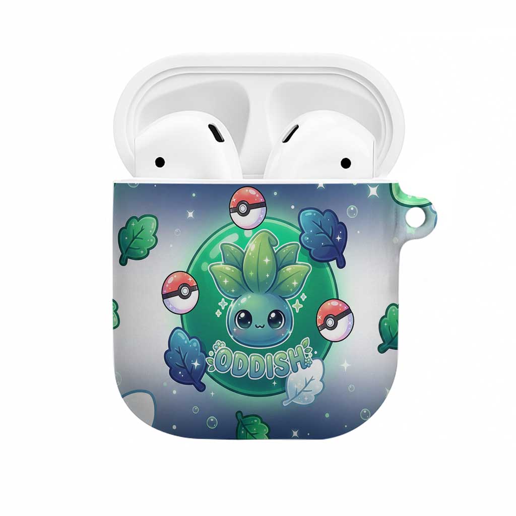 Oddish AirPods Case Whimsical Kawaii Botanical Fantasy