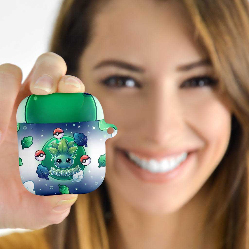 Oddish AirPods Case Whimsical Kawaii Botanical Fantasy