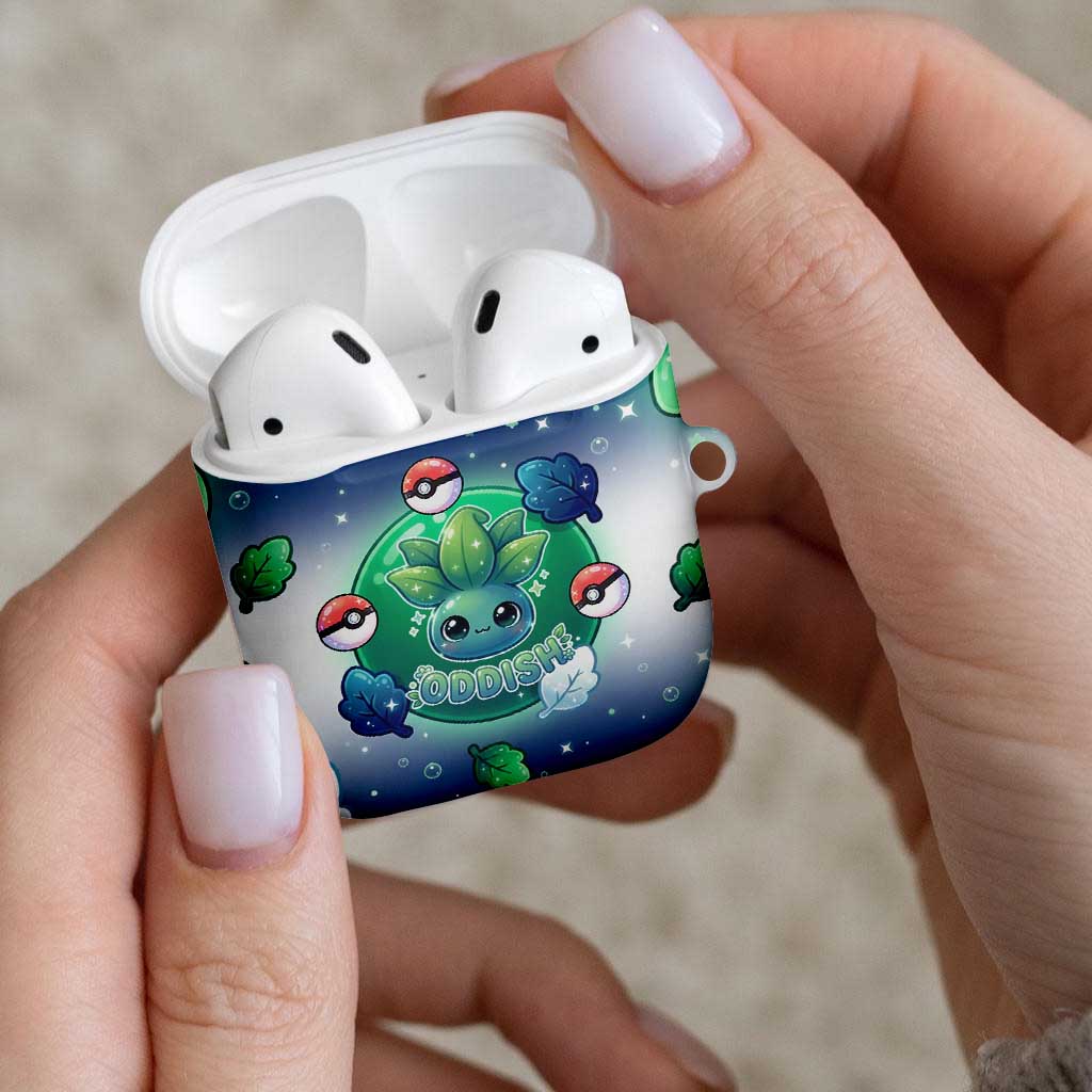 Oddish AirPods Case Whimsical Kawaii Botanical Fantasy