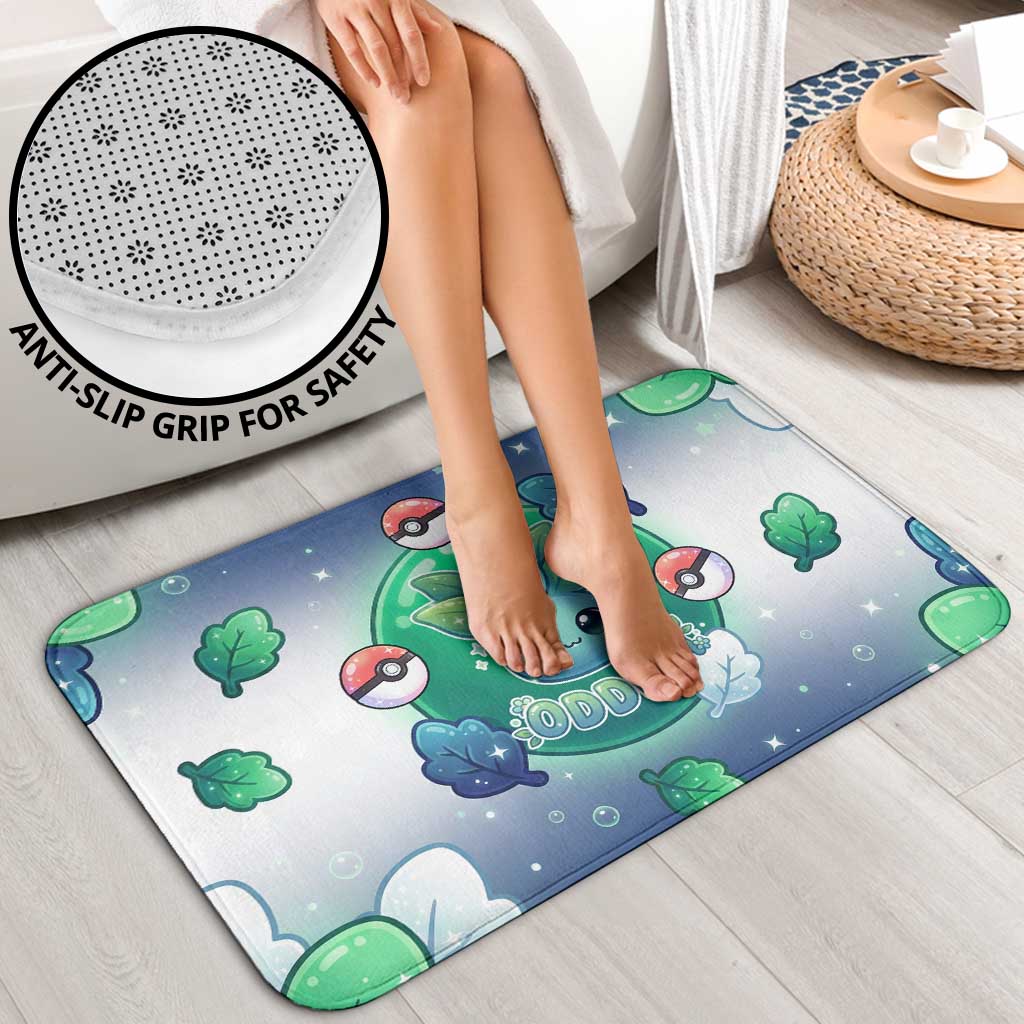 Oddish Bathroom Set Whimsical Kawaii Botanical Fantasy
