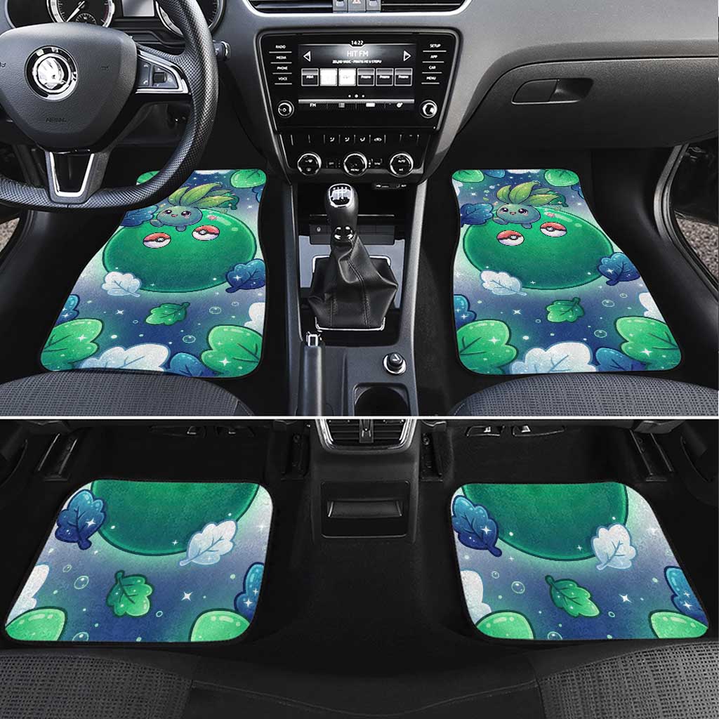 Oddish Car Mats Whimsical Kawaii Botanical Fantasy
