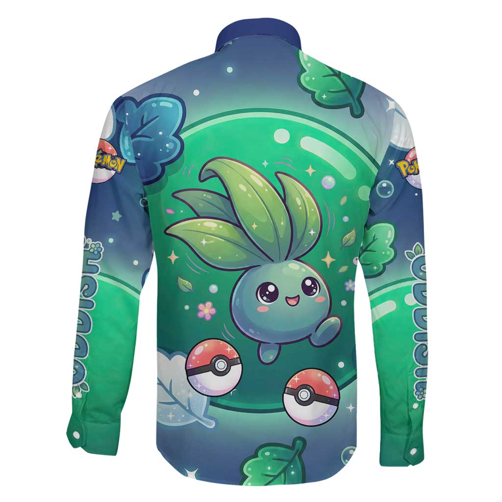 Oddish Family Matching Mermaid Dress and Hawaiian Shirt Whimsical Kawaii Botanical Fantasy