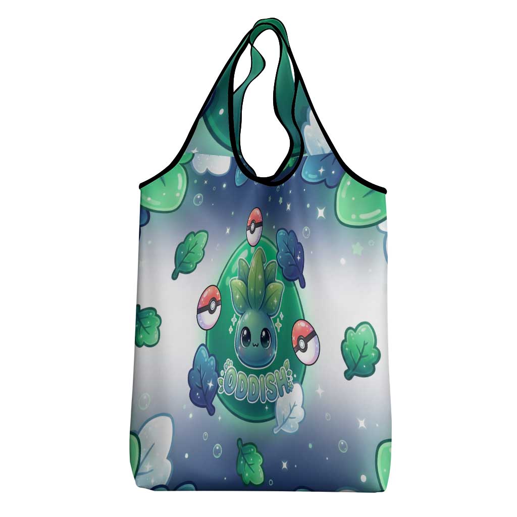 Oddish Grocery Bag Whimsical Kawaii Botanical Fantasy
