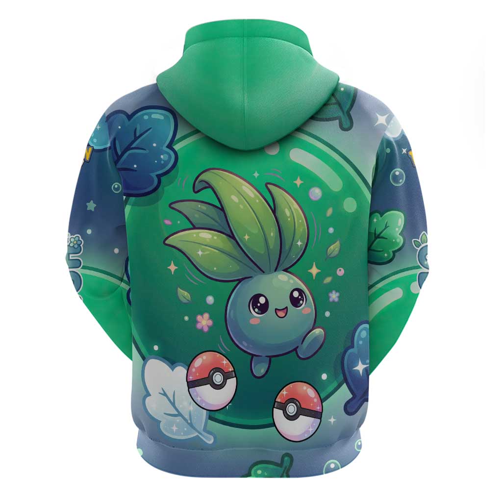 Oddish Hoodie Whimsical Kawaii Botanical Fantasy