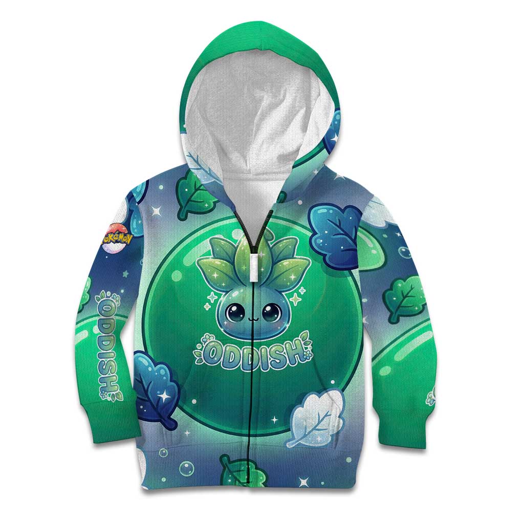 Oddish Kid Hoodie Whimsical Kawaii Botanical Fantasy