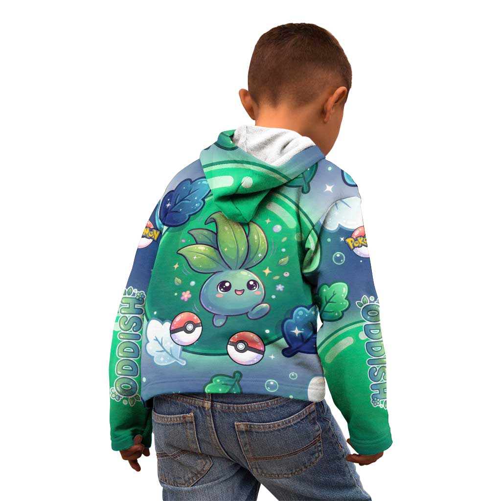 Oddish Kid Hoodie Whimsical Kawaii Botanical Fantasy
