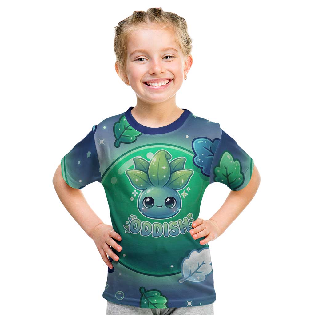 Oddish Kid T Shirt Whimsical Kawaii Botanical Fantasy