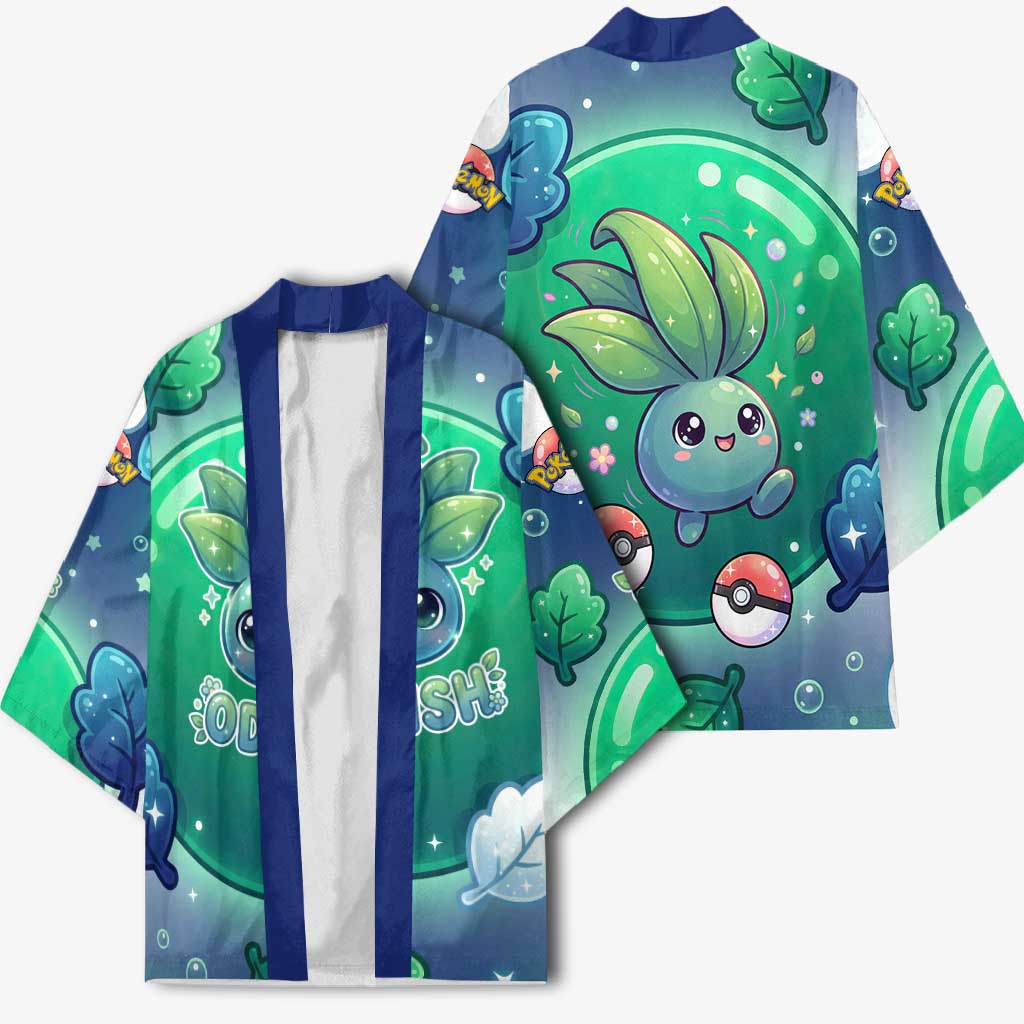 Oddish Kimono Whimsical Kawaii Botanical Fantasy