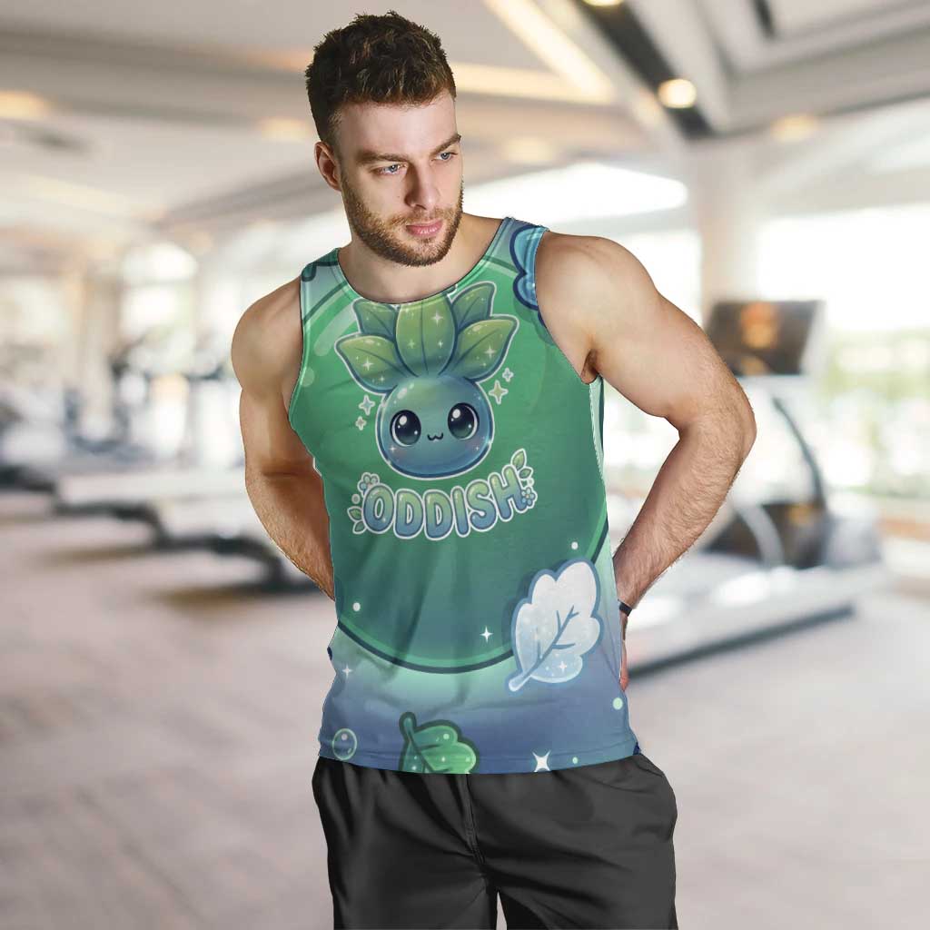 Oddish Men Tank Top Whimsical Kawaii Botanical Fantasy