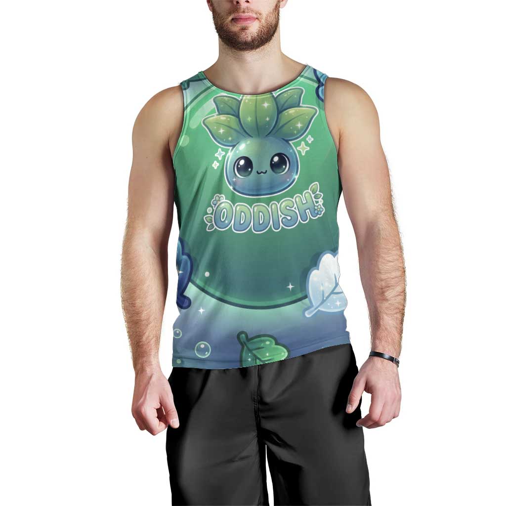 Oddish Men Tank Top Whimsical Kawaii Botanical Fantasy