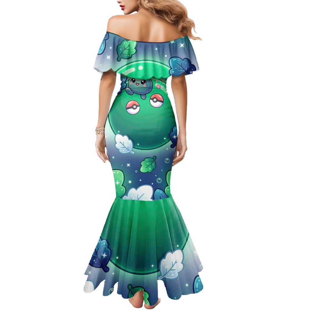 Oddish Mermaid Dress Whimsical Kawaii Botanical Fantasy