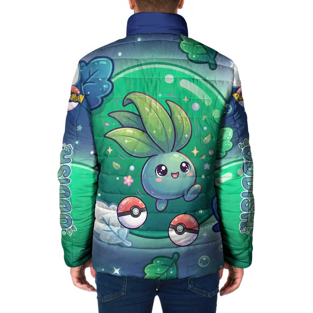 Oddish Padded Jacket Whimsical Kawaii Botanical Fantasy