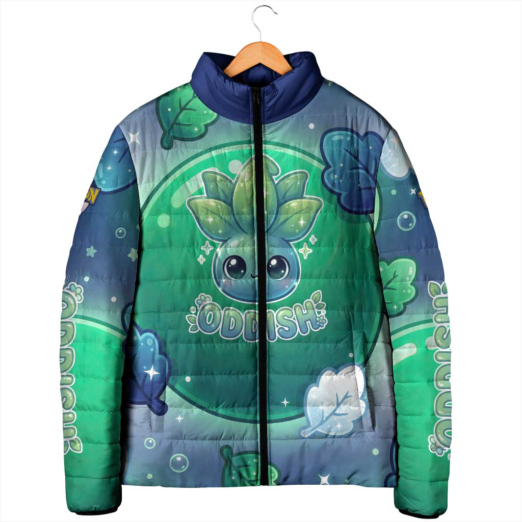 Oddish Padded Jacket Whimsical Kawaii Botanical Fantasy