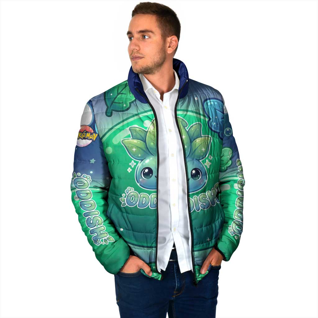Oddish Padded Jacket Whimsical Kawaii Botanical Fantasy