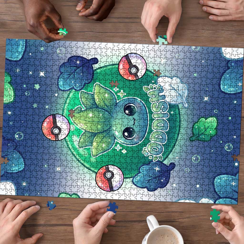 Oddish Puzzle Whimsical Kawaii Botanical Fantasy