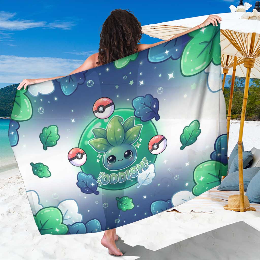 Oddish Sarong Whimsical Kawaii Botanical Fantasy