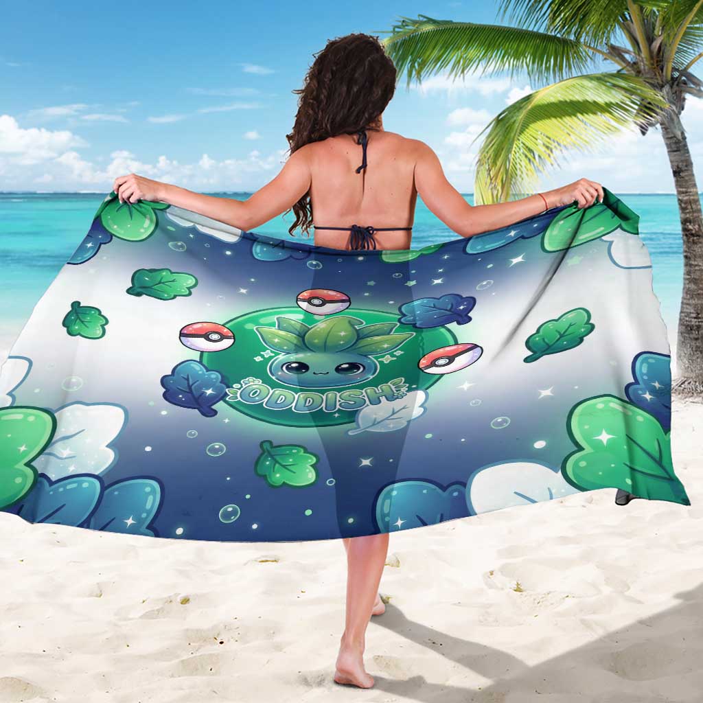 Oddish Sarong Whimsical Kawaii Botanical Fantasy