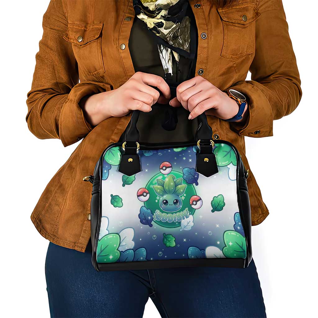 Oddish Shoulder Handbag Whimsical Kawaii Botanical Fantasy