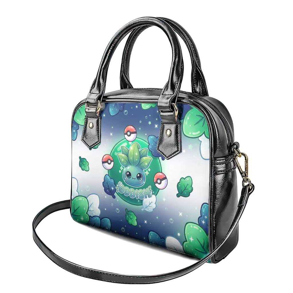 Oddish Shoulder Handbag Whimsical Kawaii Botanical Fantasy