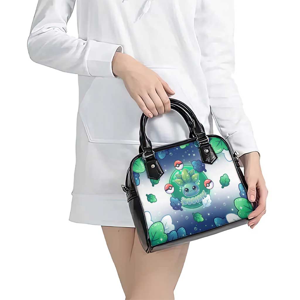 Oddish Shoulder Handbag Whimsical Kawaii Botanical Fantasy