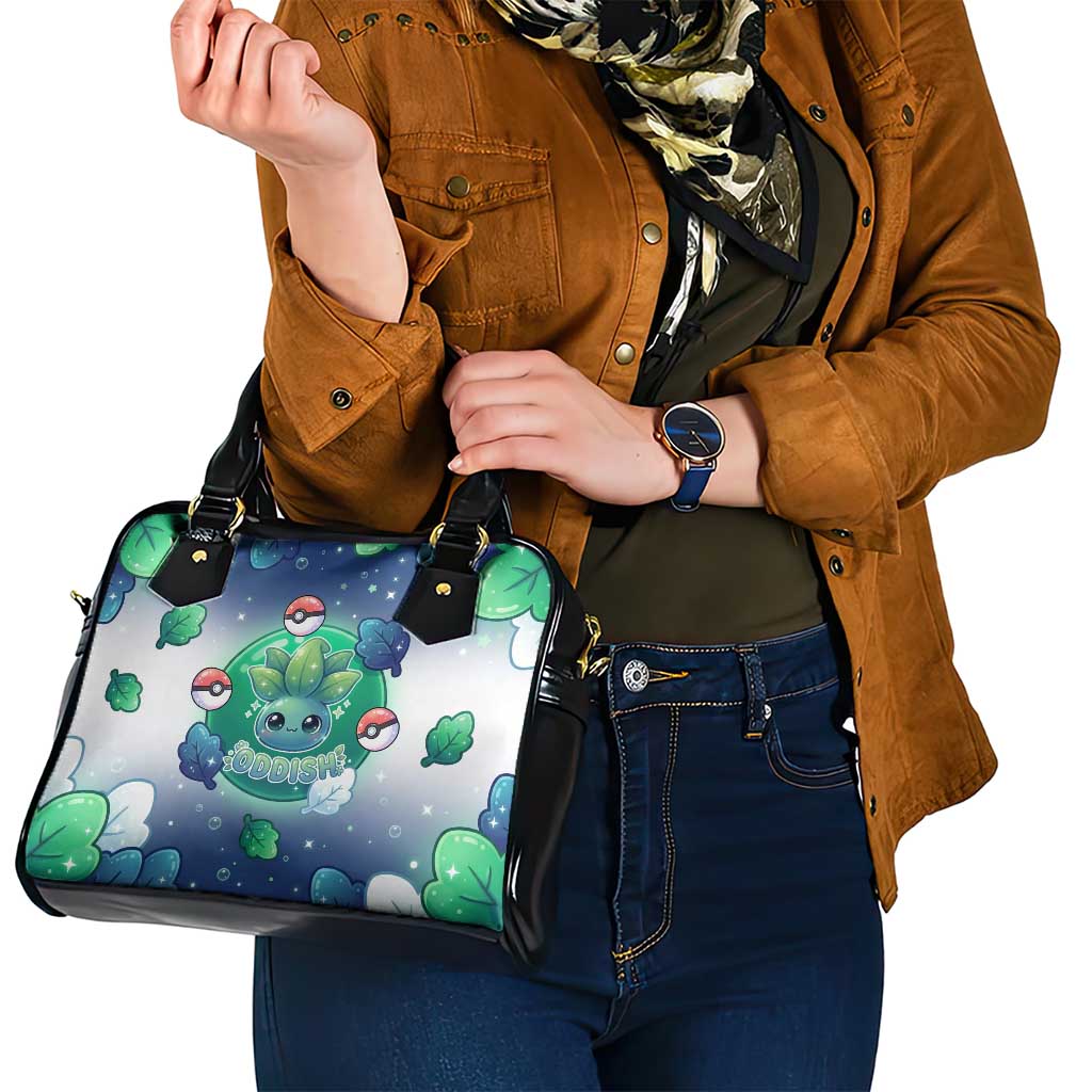 Oddish Shoulder Handbag Whimsical Kawaii Botanical Fantasy