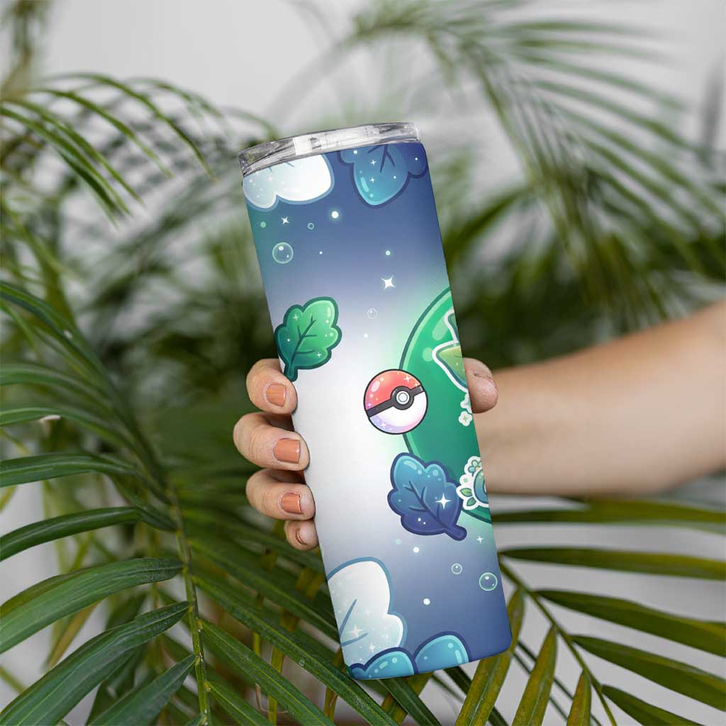 Oddish Skinny Tumbler Whimsical Kawaii Botanical Fantasy