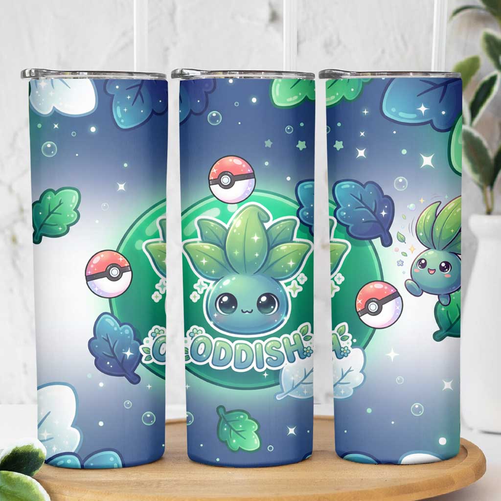 Oddish Skinny Tumbler Whimsical Kawaii Botanical Fantasy