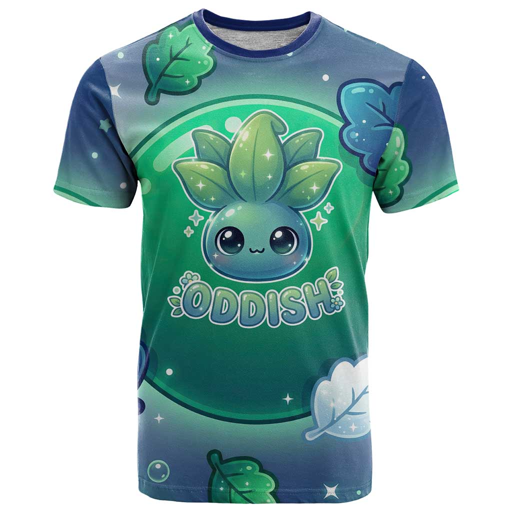Oddish T Shirt Whimsical Kawaii Botanical Fantasy