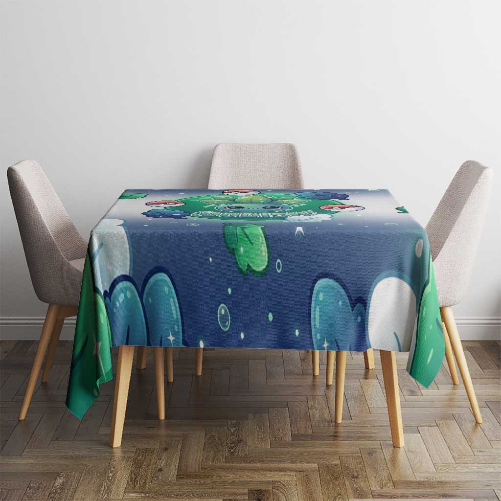 Oddish Tablecloth Whimsical Kawaii Botanical Fantasy