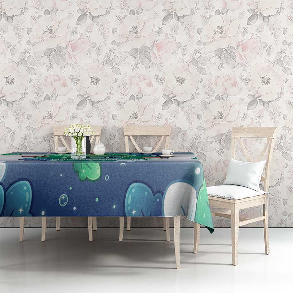 Oddish Tablecloth Whimsical Kawaii Botanical Fantasy