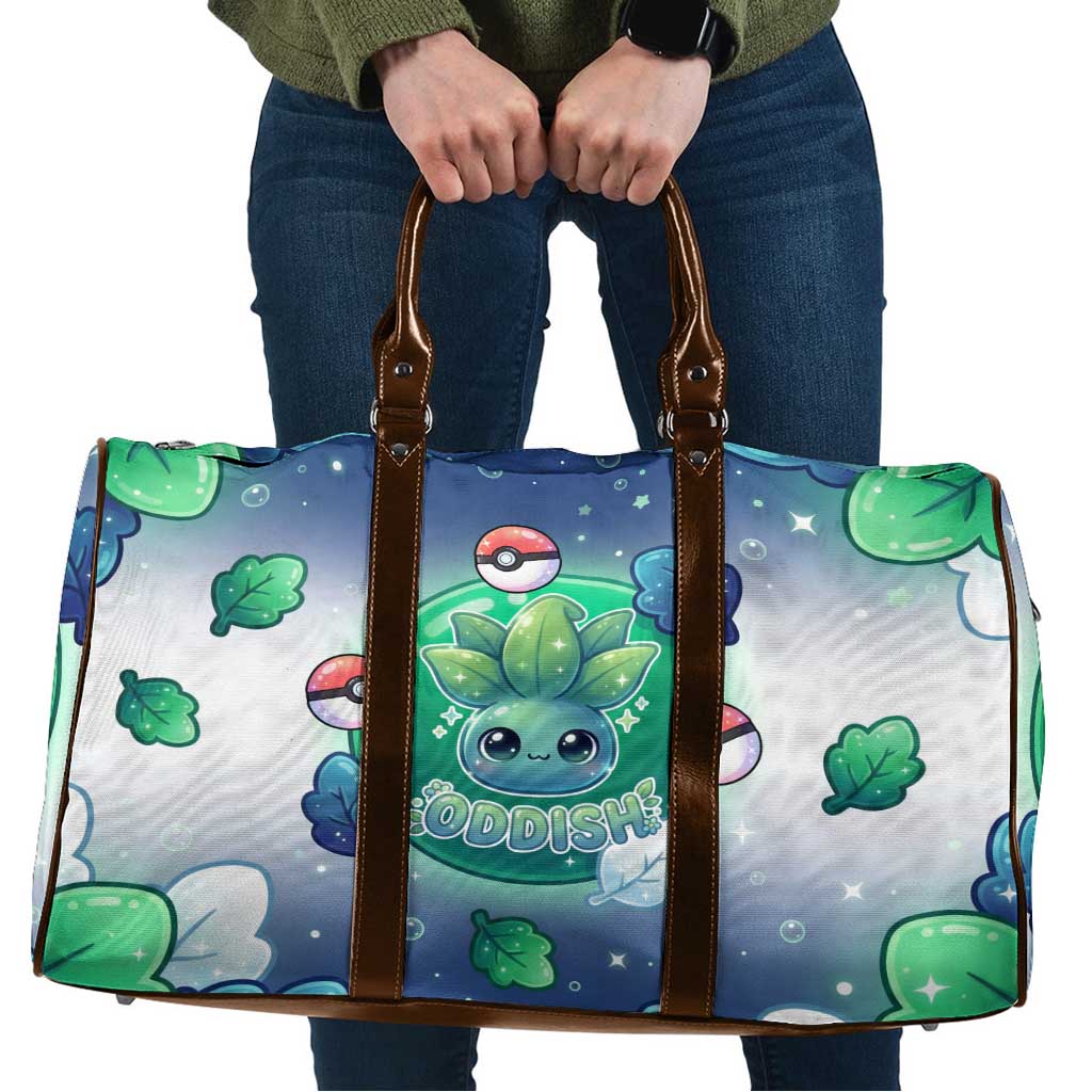 Oddish Travel Bag Whimsical Kawaii Botanical Fantasy